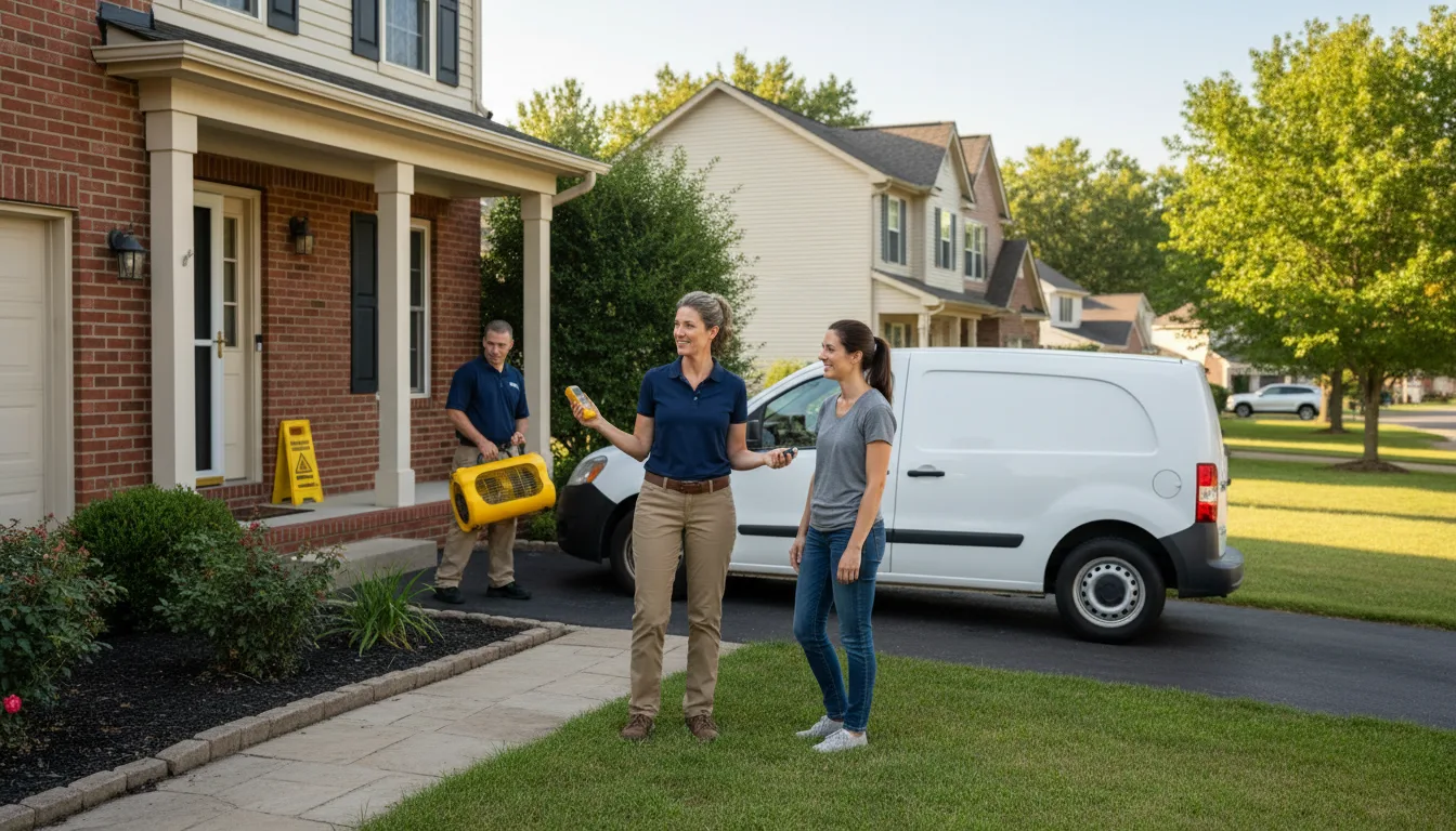 Water restoration image for Mildew Remediation in Brussels, WI